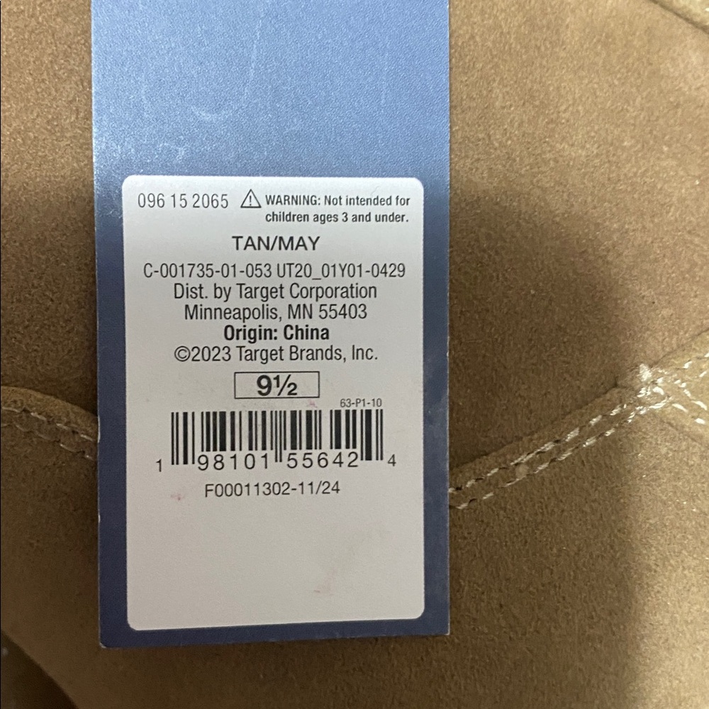 Universal Thread”May Boots”Tan Faux Suede OTK Tall High Women's Boots Size 9.5 - Picture 9 of 14